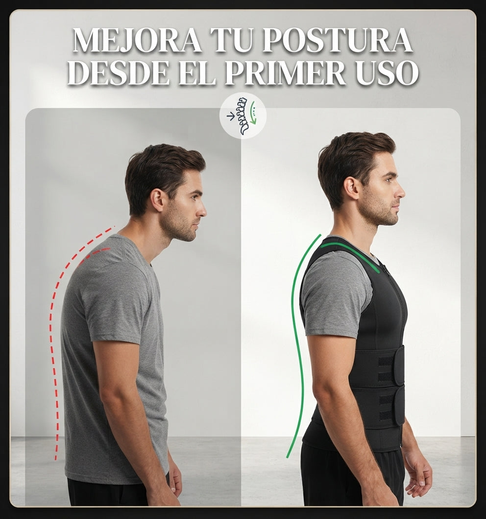 BioPosture Max - Faja Lumbar Correctora de Postura y Alivio del Dolor