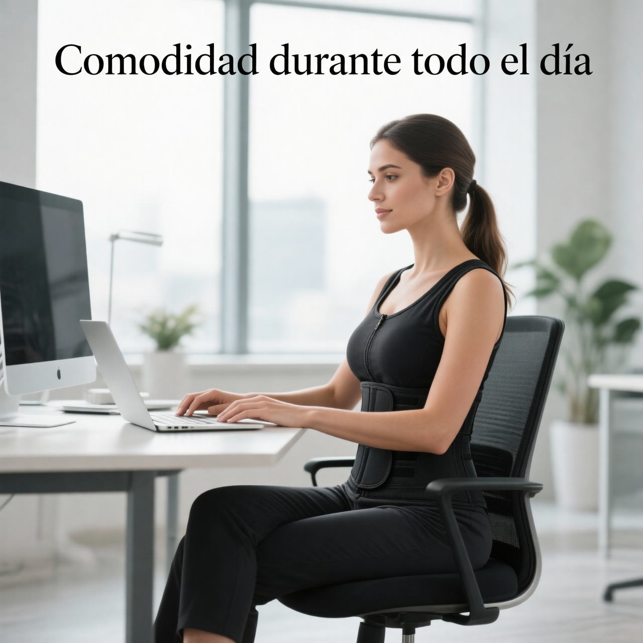 BioPosture Max - Faja Lumbar Correctora de Postura y Alivio del Dolor