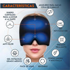 MigraCalm Max – Gorro de Gel Frío para Alivio de Migrañas y Estrés