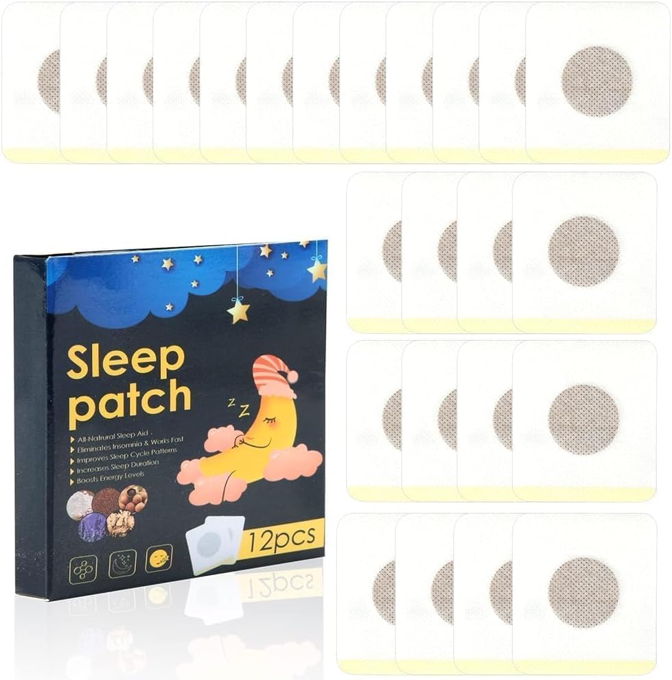 SleepPatch Max - Parches Naturales para el Insomnio y Sueño Profundo