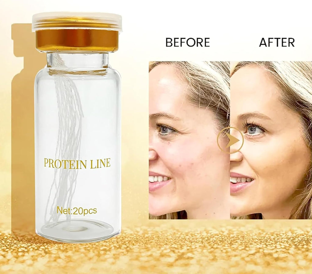 DermaLift Max - Kit de Hilos Tensores de Proteína y Sérum Facial Antiarrugas