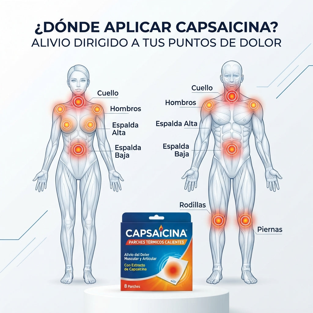 Parche Térmico León - Acción Transdérmica Contra el Dolor Crónico de Espalda - Pack x10